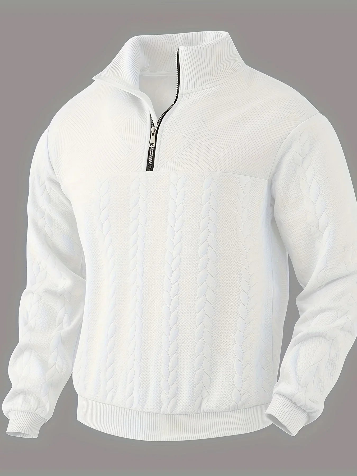 Rafael - Vintage men's sweater with zipper