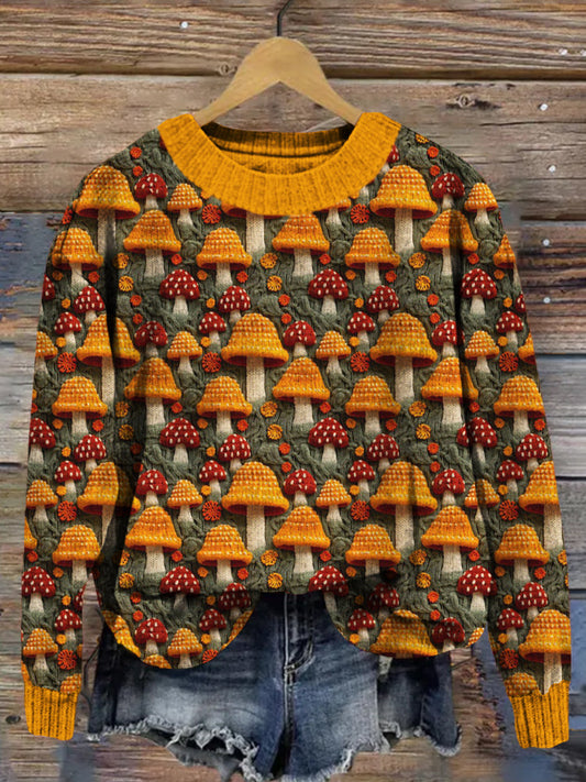 DONISHA™ | Enchanted Mushroom Sweater