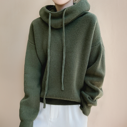 LAURE - KNITTED HOODIE