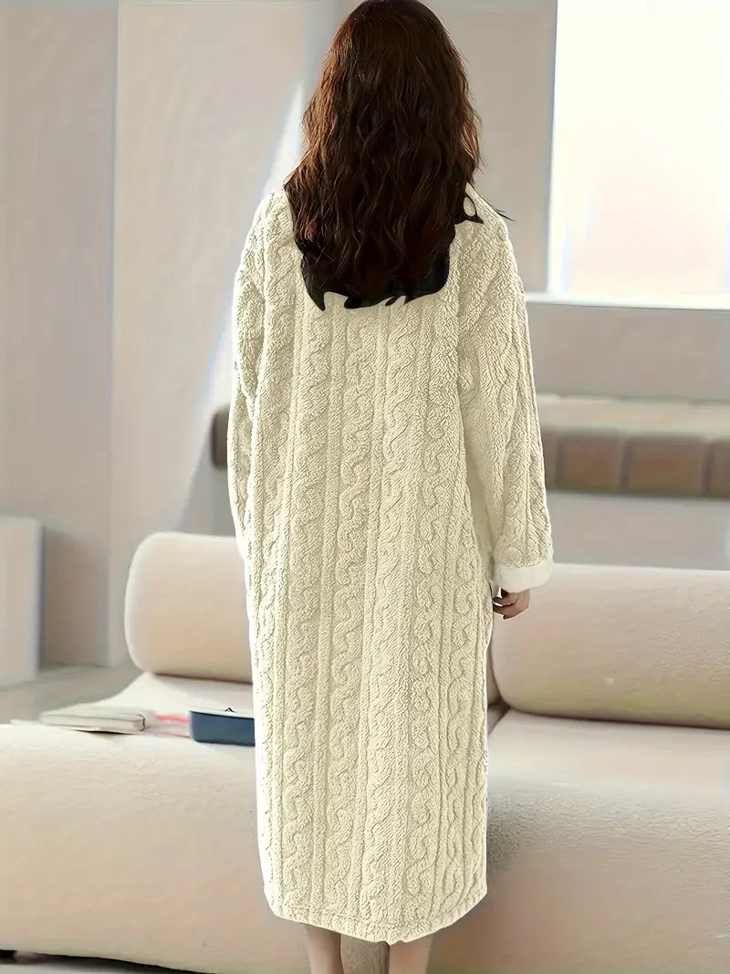 Erika™ - Winter Dress Made of Soft Jacquard Fleece