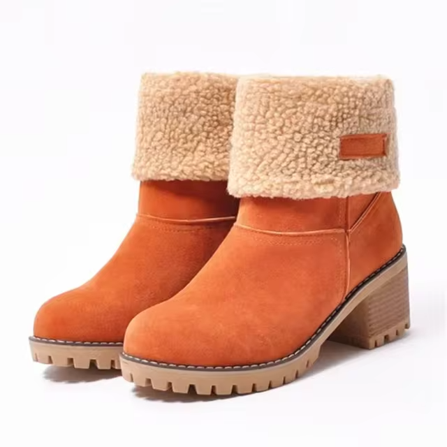 Luisa™ – Elegant and warm leather snow boots