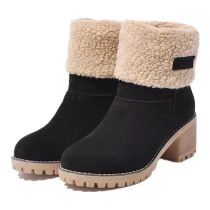 Luisa™ – Elegant and warm leather snow boots