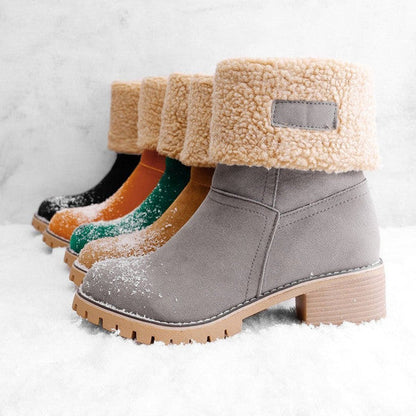 Luisa™ – Elegant and warm leather snow boots