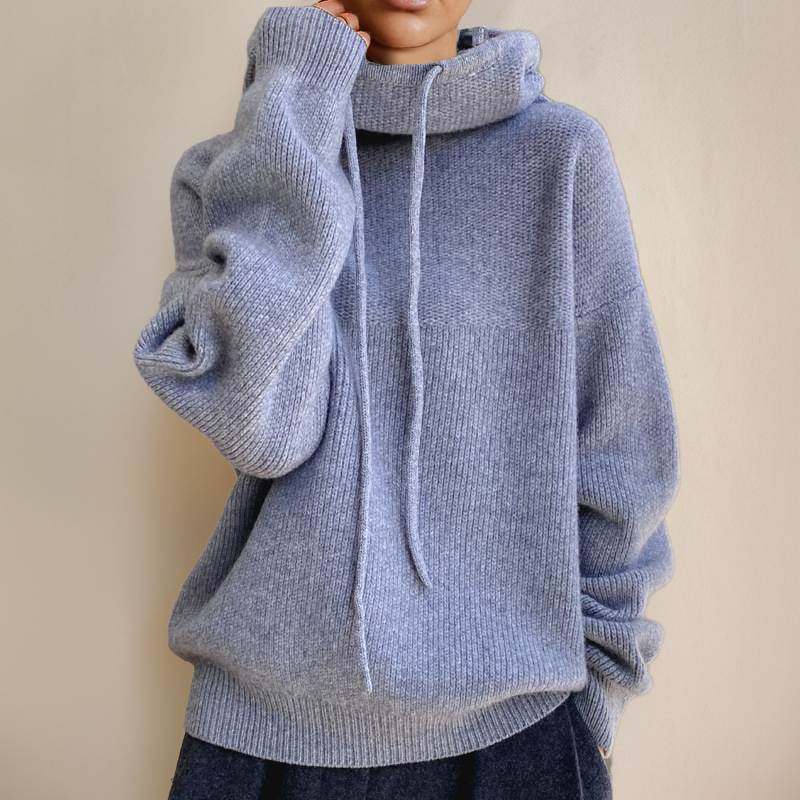 LAURE - KNITTED HOODIE