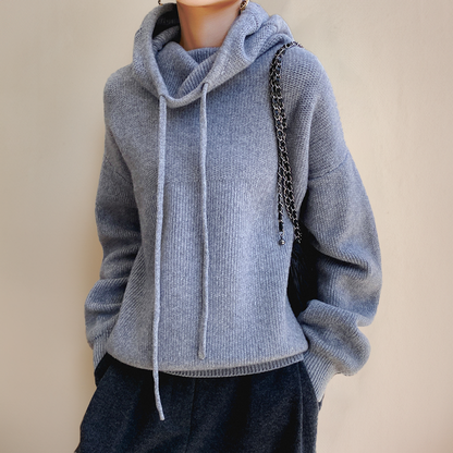 LAURE - KNITTED HOODIE