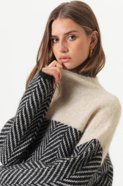 Alice - Cotton Turtleneck Sweater