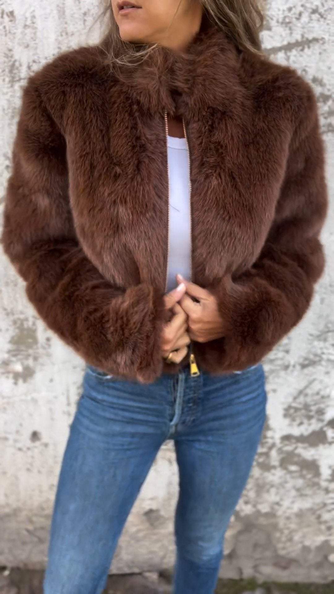 Sara™ | Luxury Fur Jacket