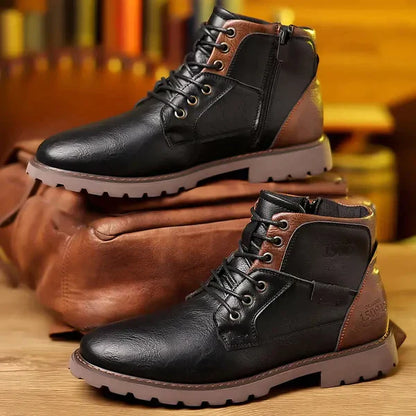 Beira™ | Premium Leather Lace-Up Boots