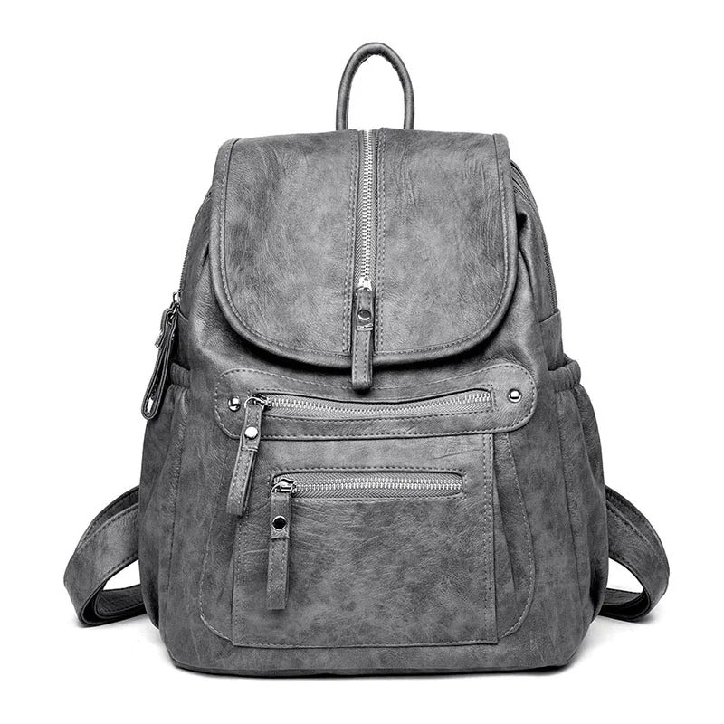 Alisia | Comfortable and Lightweight Leather Backpack