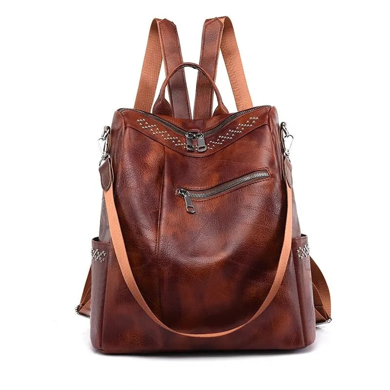 Martina | Vintage Leather Backpack