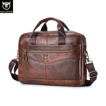 CAPTAIN | Leather Work Messenger Bag