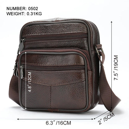 FRANCO | leather shoulder bag for men