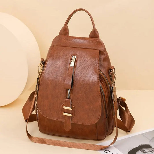 Sally | Vintage Leather Backpack