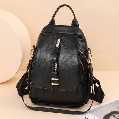 Sally | Vintage leather backpack