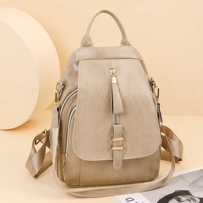 Sally | Vintage leather backpack