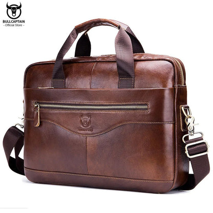 CAPTAIN | Leather Work Messenger Bag