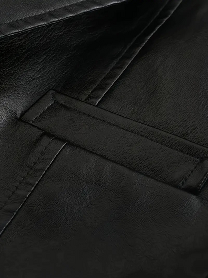 OLIVEIERO - SYNTHETIC LEATHER JACKET