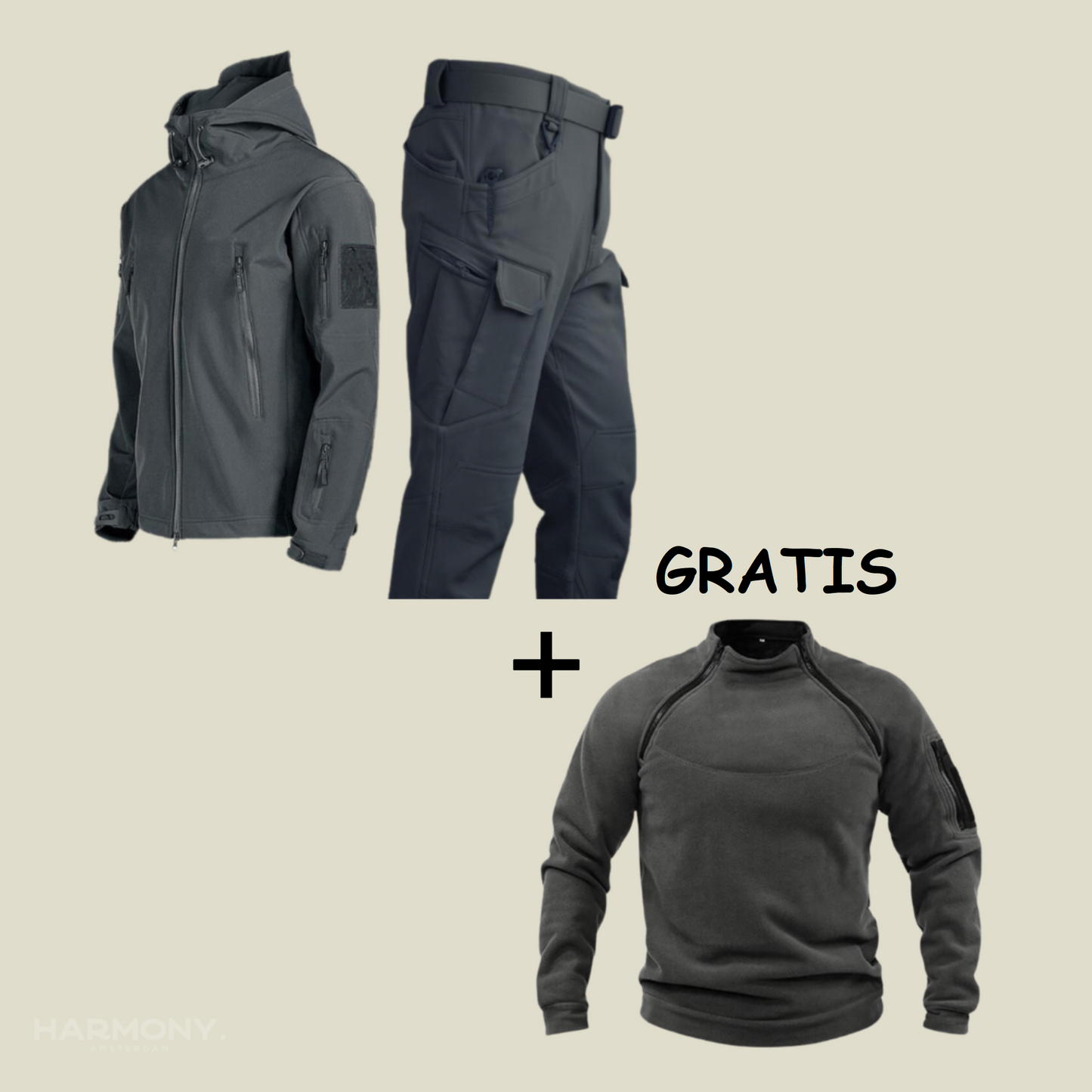 Jorge | Waterproof Military Set + Free Sweater