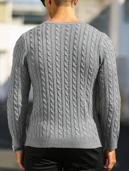 AURELIANO - SLIM FIT LONG SLEEVE SWEATER