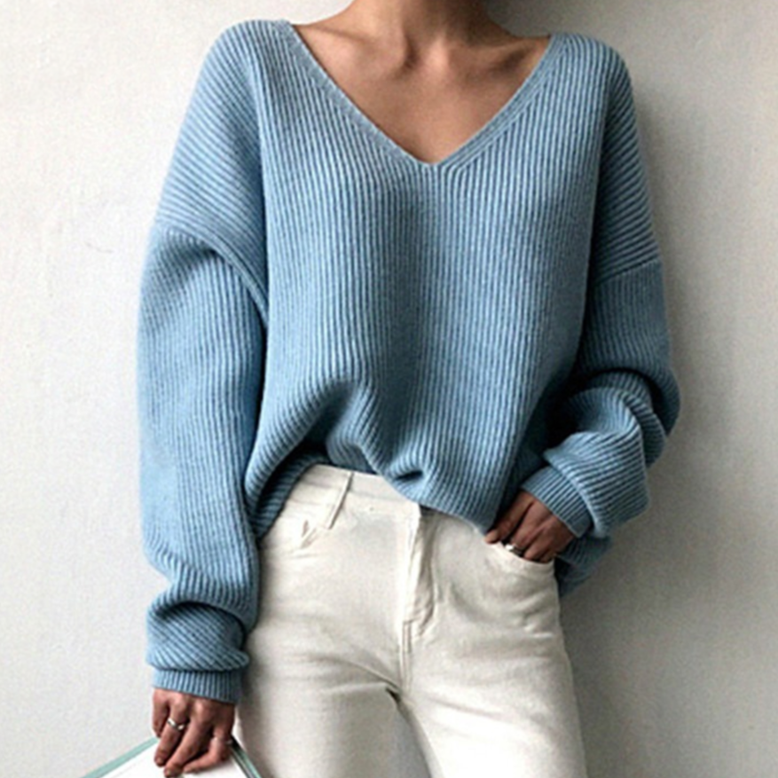 Emma™ - Soft Layered Knit Sweater