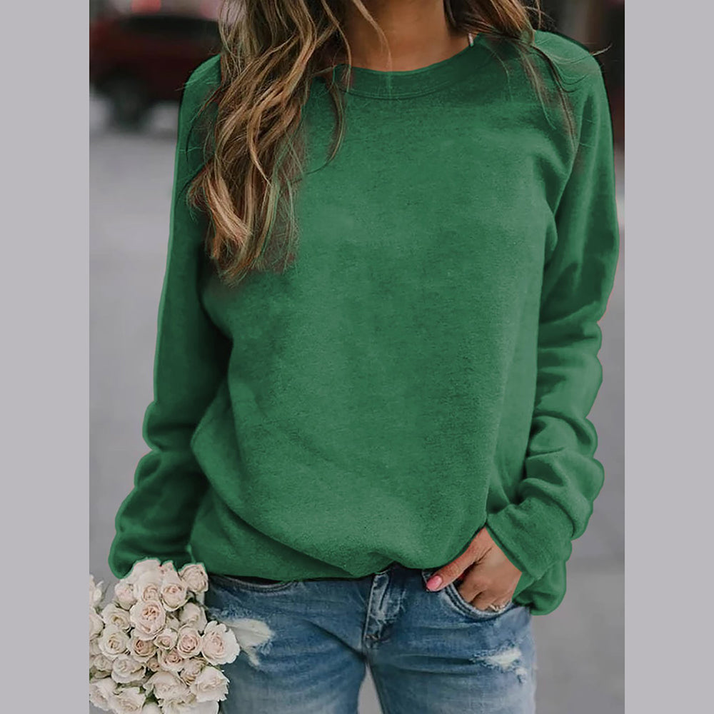 Eliza™ - Stylish, Comfortable Sweatshirt with Round Neckline